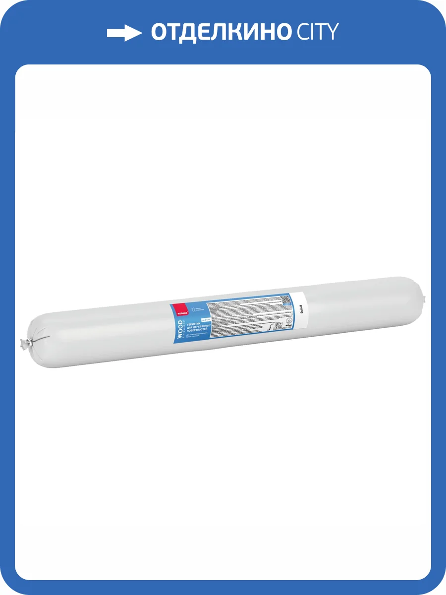 Герметик строительный Neomid Wood Professional белый 600 мл фото 2