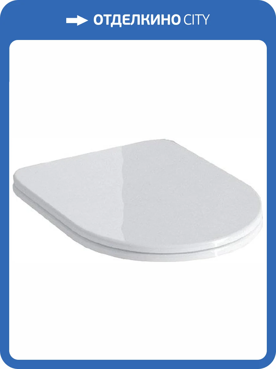 Крышка-сиденье Kerama Marazzi Pompei PO.seat.01\WHT белый фото 4