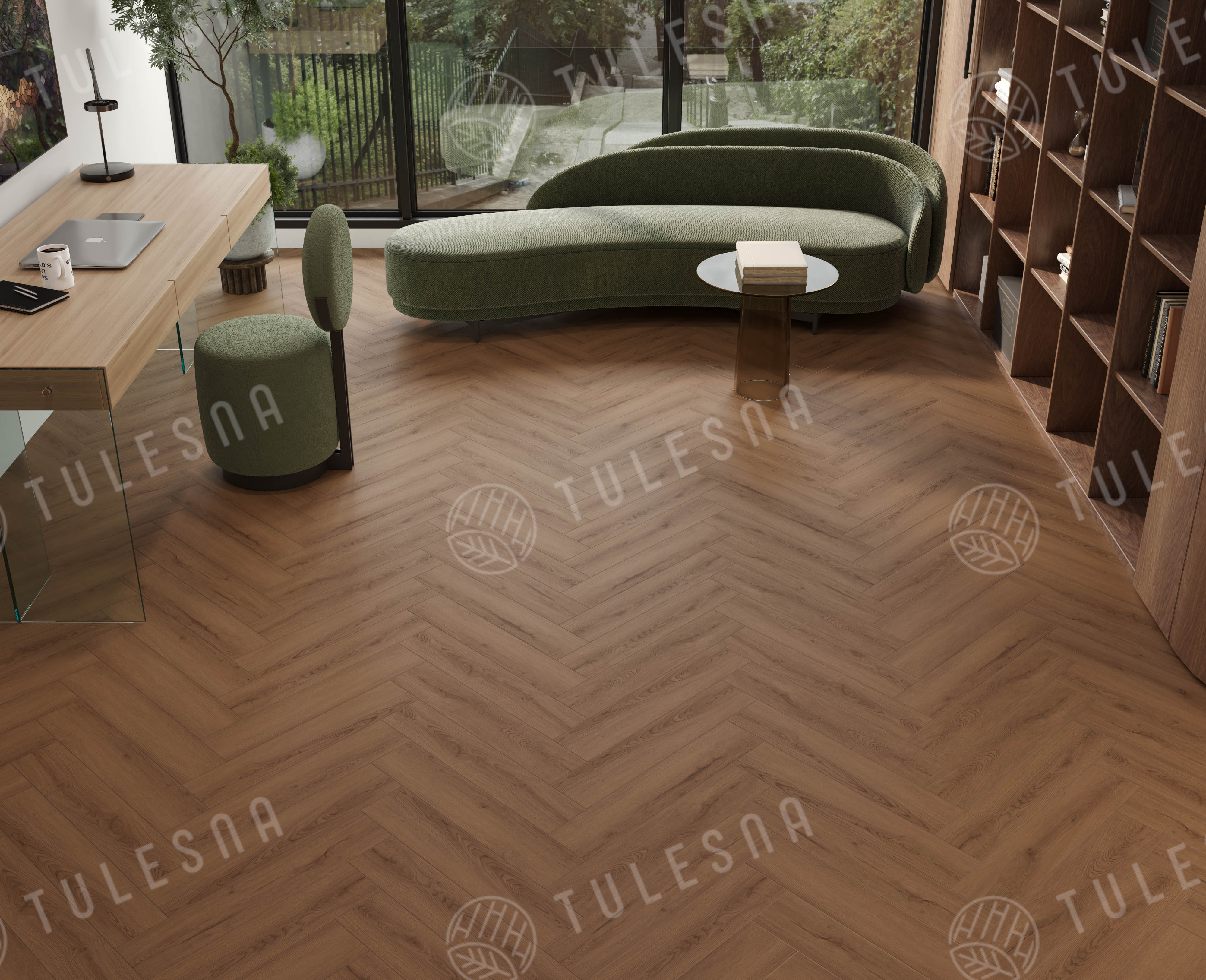 Ламинат Tulesna Селена Паркет (Selene Parquet) 8/33 4V LF503-31 Вануату 121x605 фото 2
