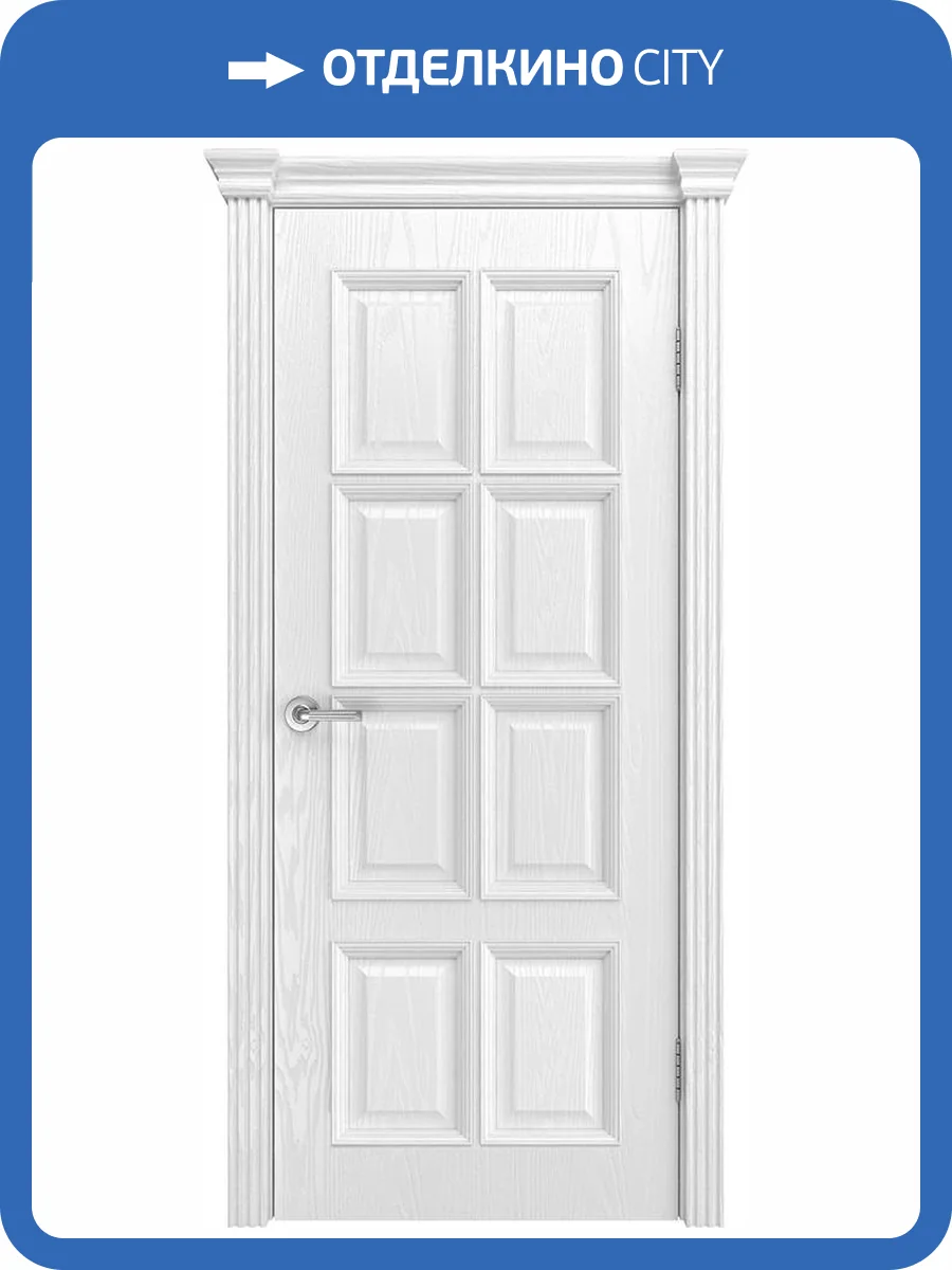 Межкомнатная дверь Текона Фрейм 09 полотно Ясень белоснежный 600x2000 фото 2