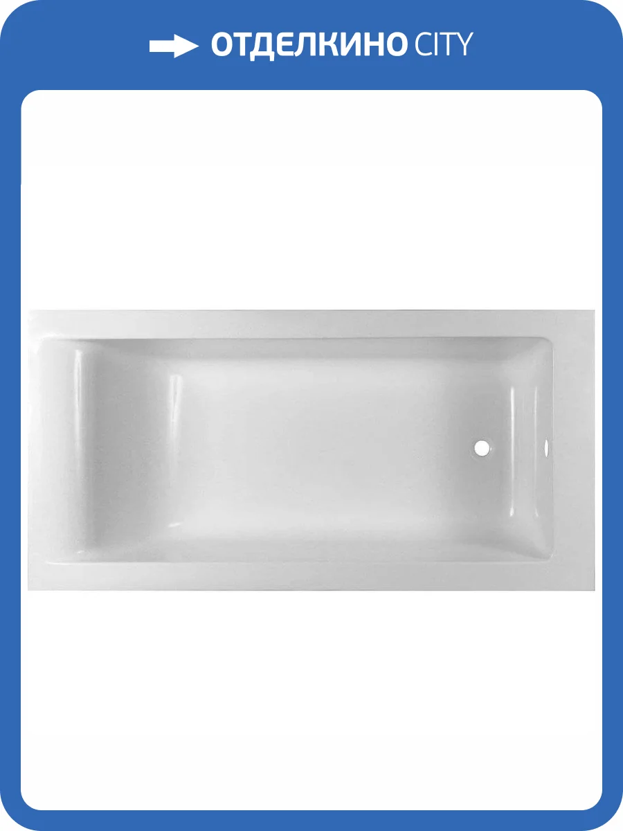 Ванна из искусственного камня Эстет Дельта 170x80 с ножками фото 9