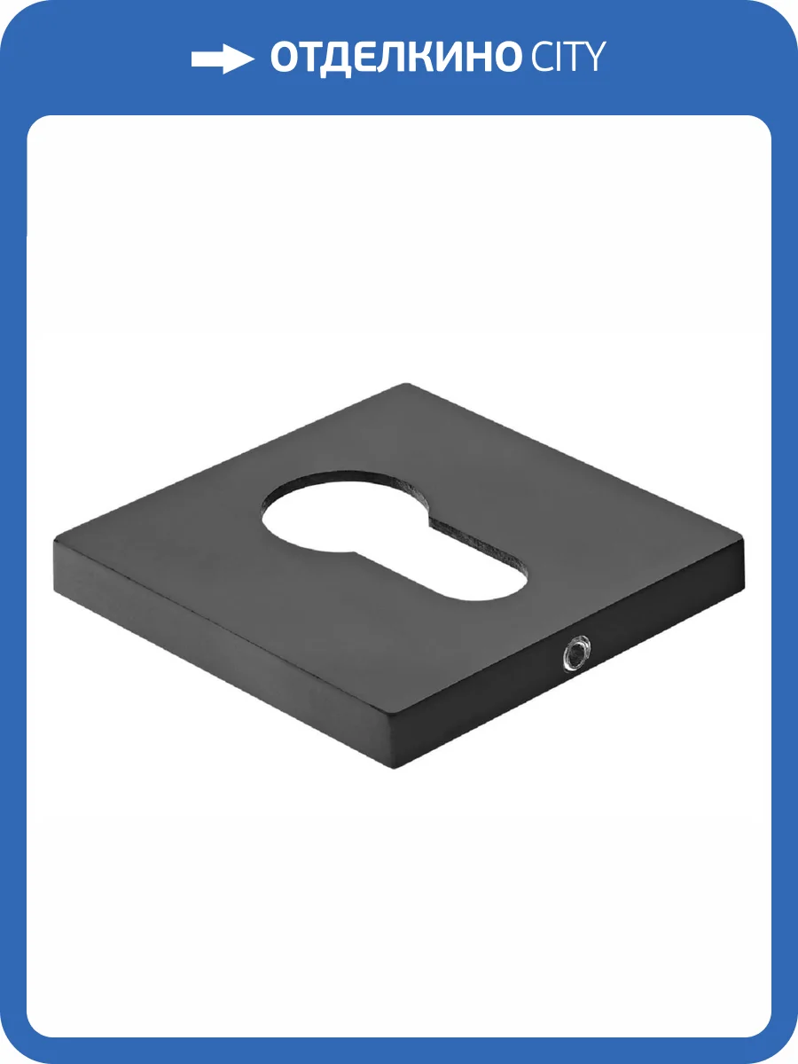 Дверная накладка Rucetti RAP KH SLIM-S BL черный фото 2