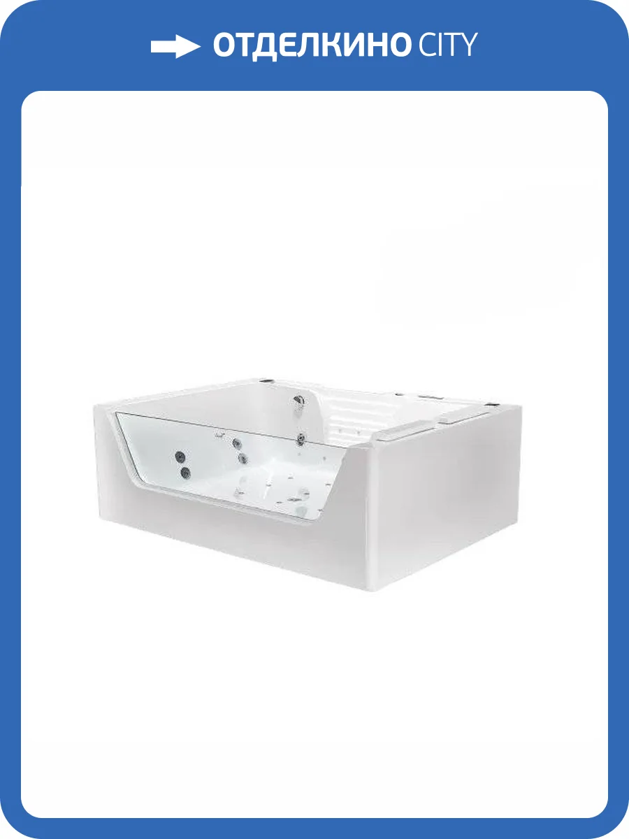 Акриловая ванна Cerutti Spa C-478A 170x120 с гидромассажем фото 7