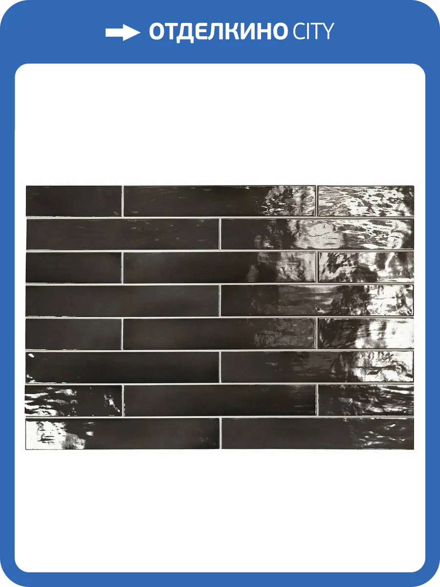 Керамическая плитка Equipe Manacor 26926 Black 6.5x40 фото 2
