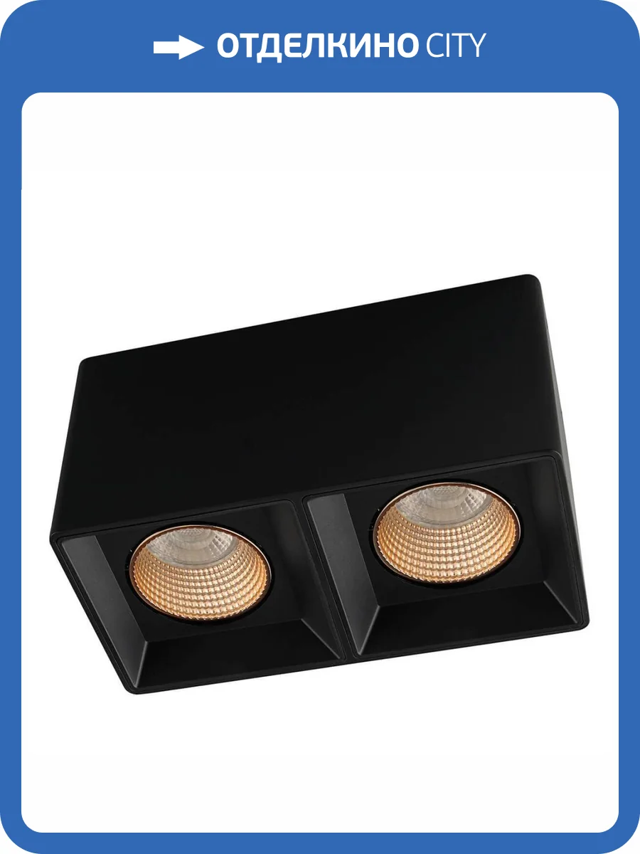 Накладной светильник Denkirs DK3085-BK+BR фото 3