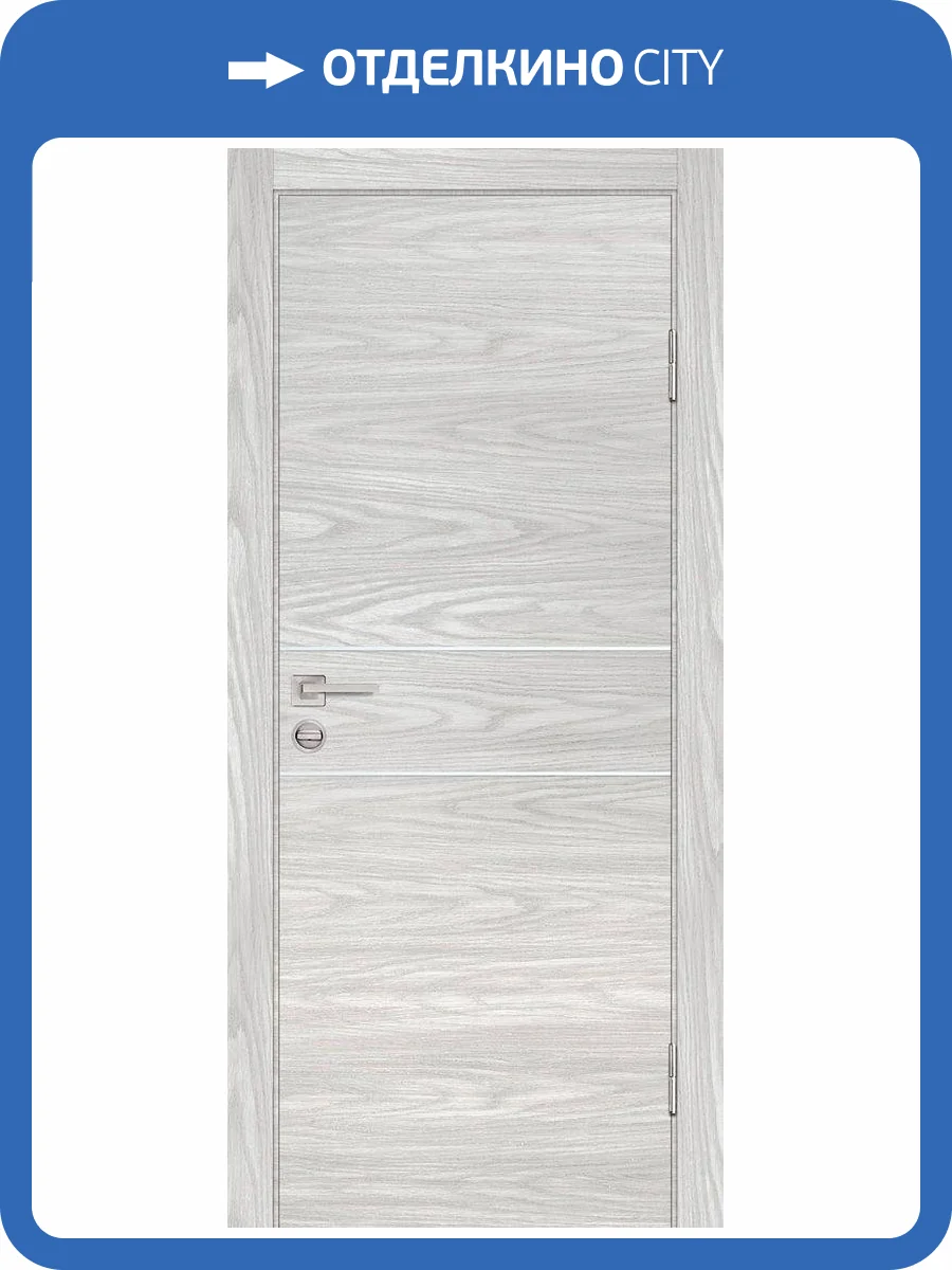 Межкомнатная дверь Profilo Porte экошпон P-15, глухая, с ABS кромкой, дуб скай бежевый 900x2000 фото 2