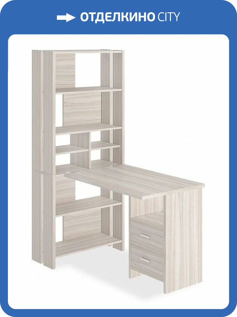 Стол компьютерный Merdes Домино Лайт MER_STL-OVH-S100Pryam_K фото 2