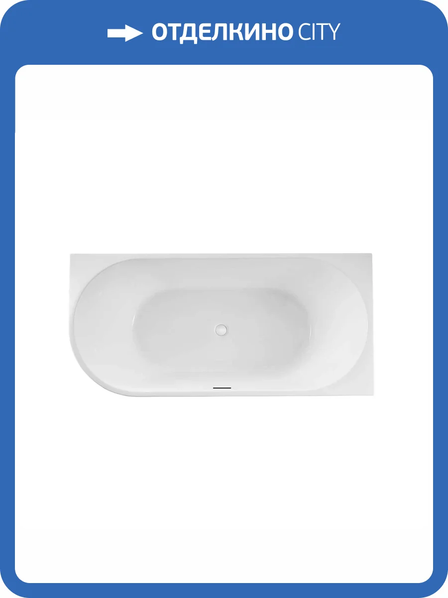 Акриловая ванна Vincea VBT-402-1800R 180x80, правая, щелевой перелив, белая фото 6