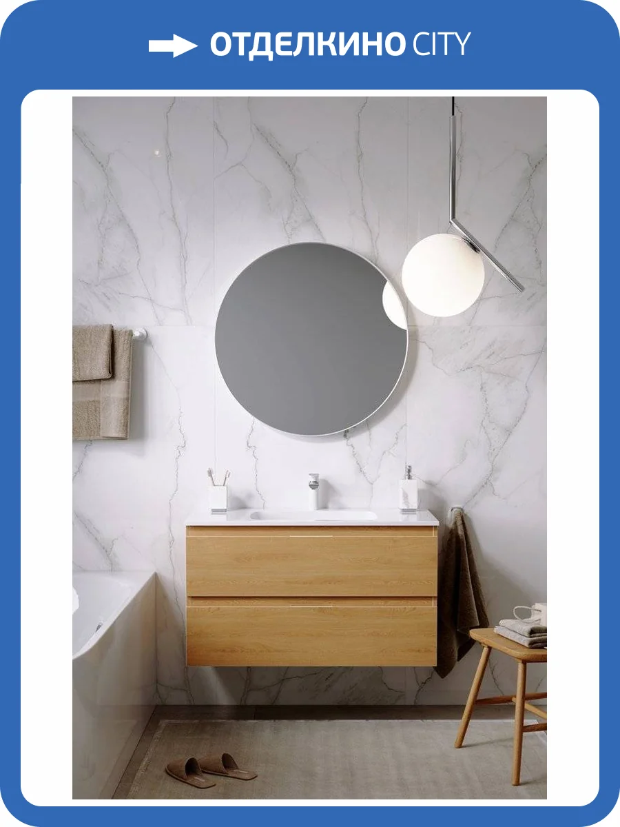 Тумба с раковиной Aqwella 5 stars Accent 100 дуб золотой фото 5