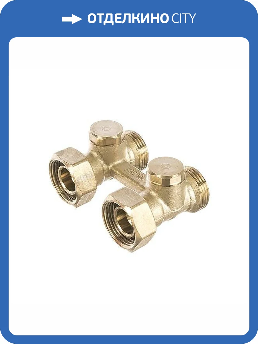 Узел нижнего подключения радиатора Elsen прямой, 3/4 Н ЕК х 3/4 НГ ЕК, никелированный фото 2