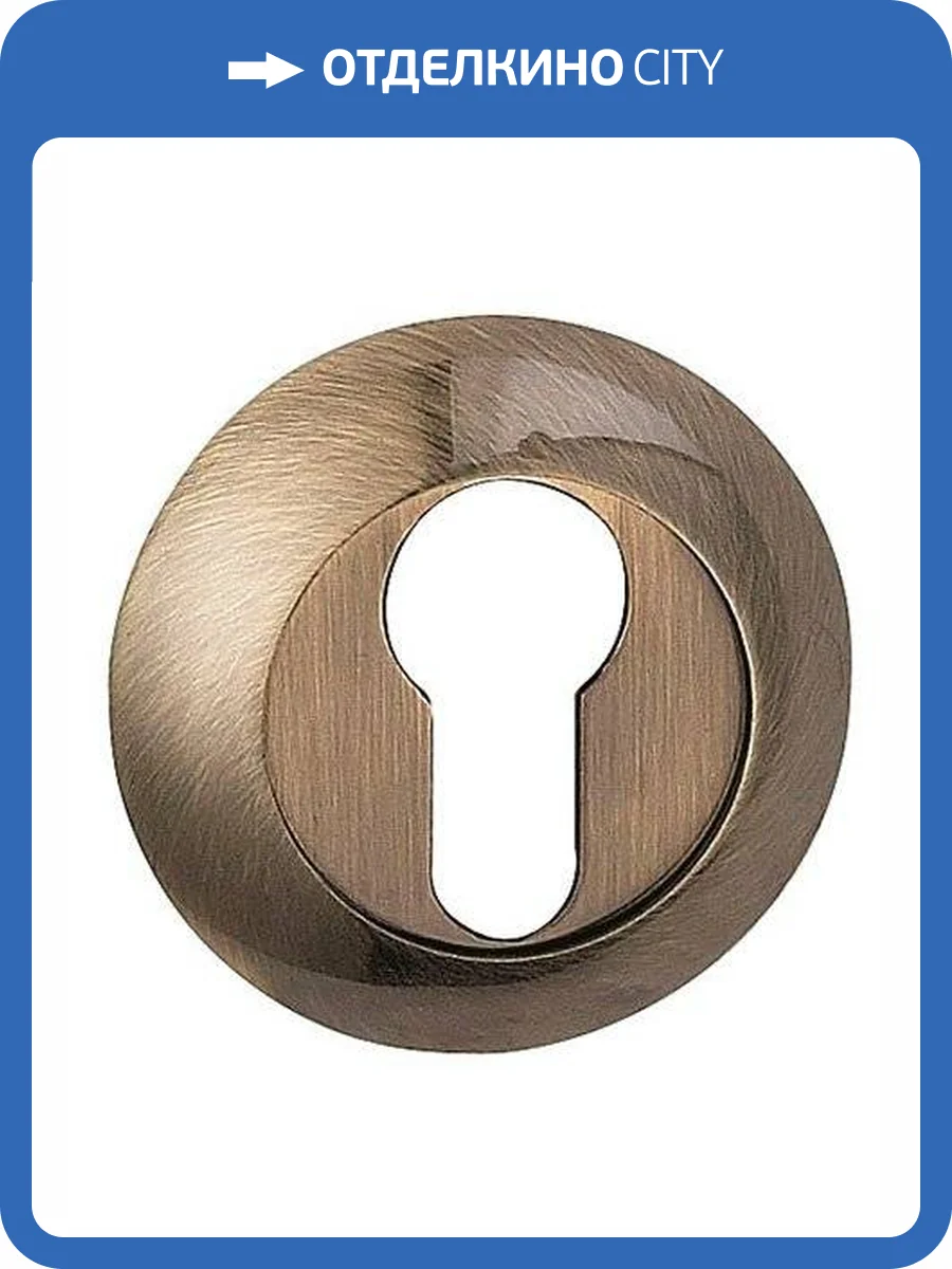 Накладка на цилиндр B0-10 BUSSARE, бронза фото 2