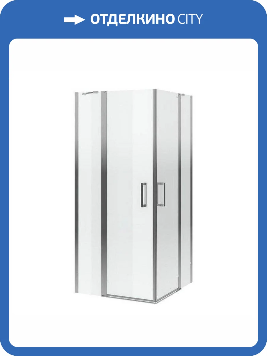 Душевое ограждение EXCELLENT Mazo 100х100 квадрат (хром) фото 3