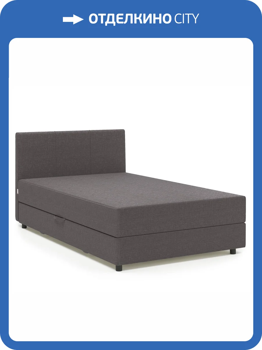 Кровать-тахта Шарм-Дизайн Классика 104210503 90x198 рогожка латте фото 5