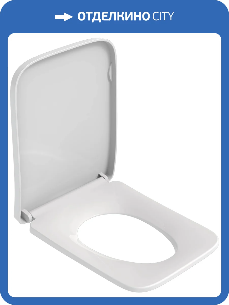 Крышка-сидение Arrow PG004-ZPA с микролифтом, белое фото 2