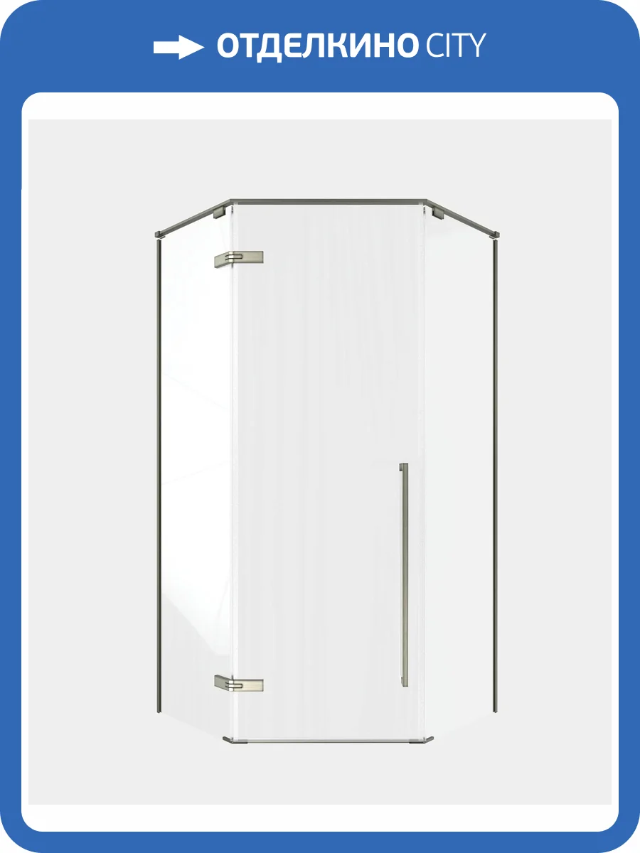 Душевой уголок Timo TTSSP-100/13C-8 профиль никель, стекло прозрачное, 100x100x200 фото 4