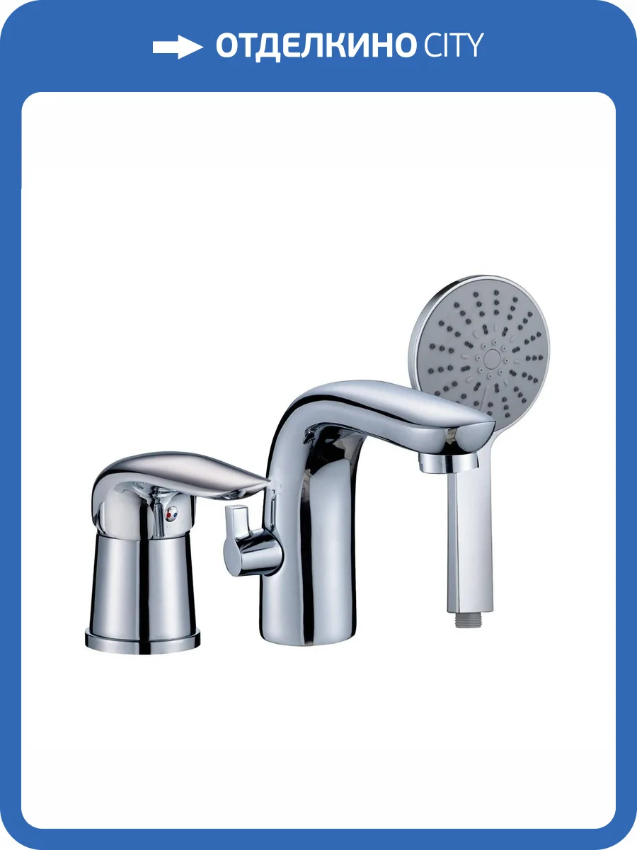 Смеситель на борт ванны Agger A3333300 хром фото 8