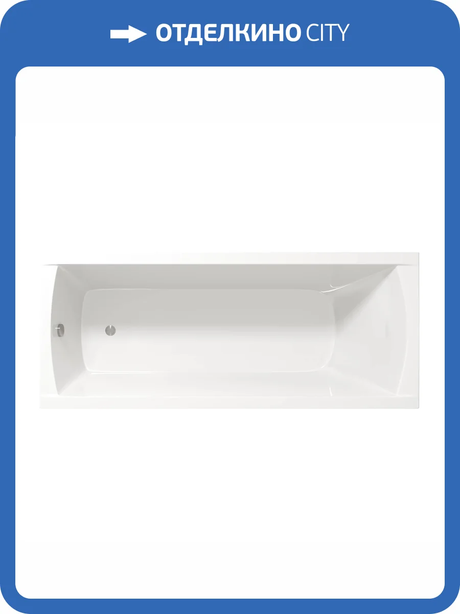 Акриловая ванна Creto Modalia 170x75 с каркасом фото 9