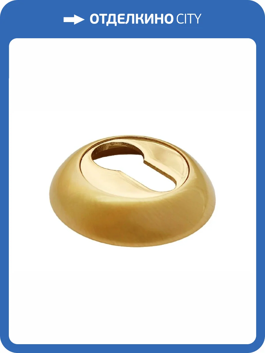 Дверная накладка Rucetti RAP KH PG матовое золото фото 2