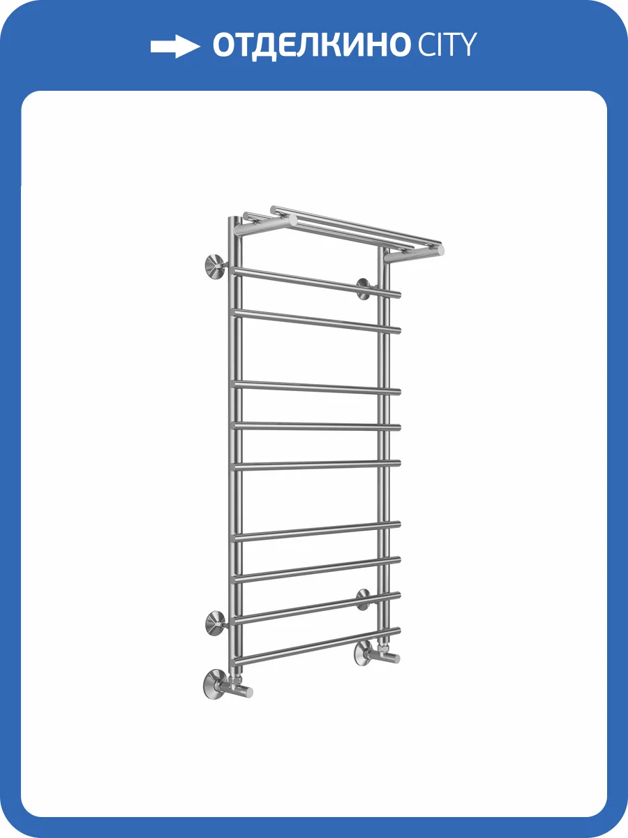 Полотенцесушитель Terminus Ватра П10 50x100, водяной фото 4