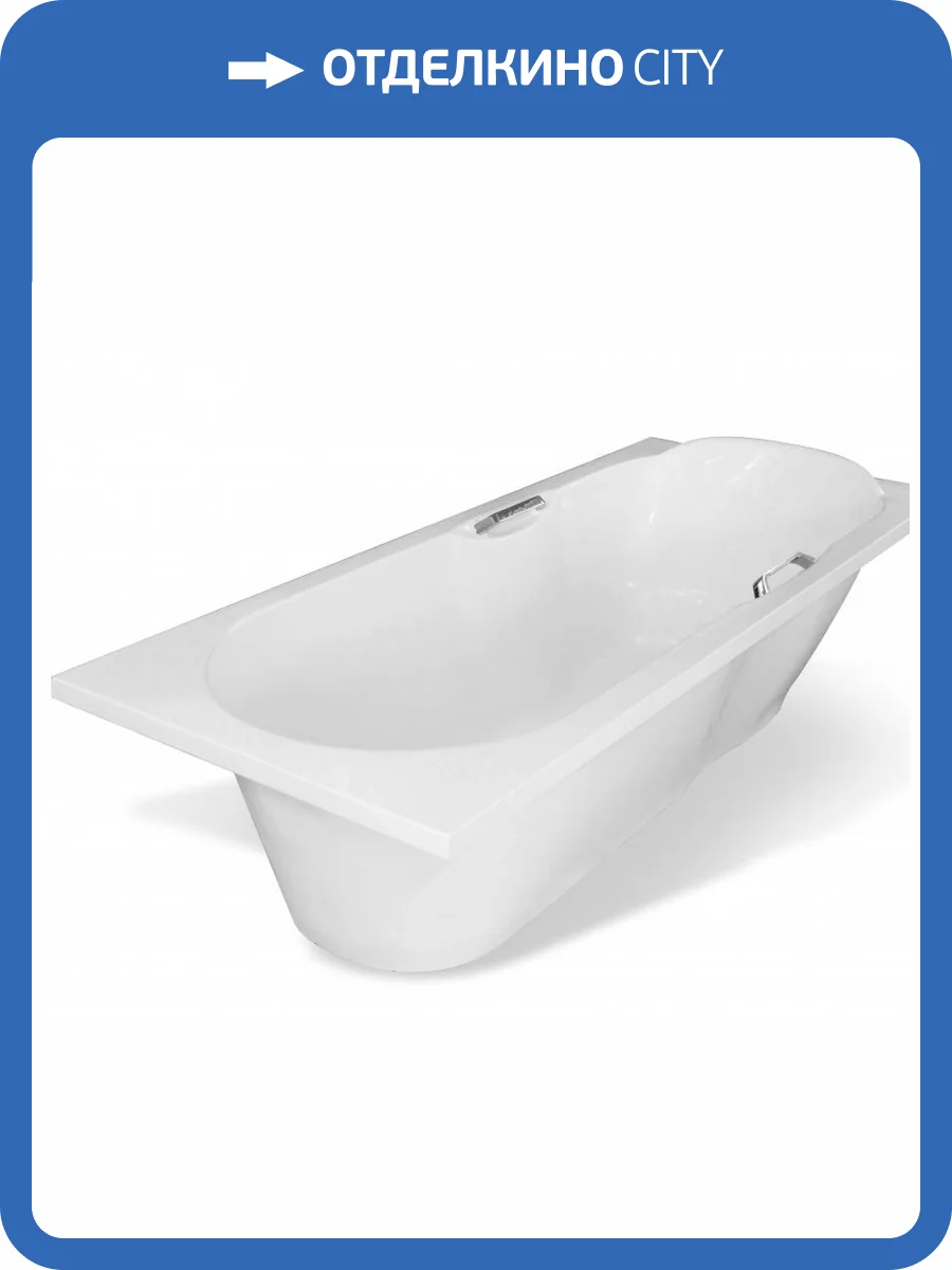 Ванна из искусственного камня Эстет Камелия silk ФР-00014535 180x75 Прямоугольная, белая фото 4