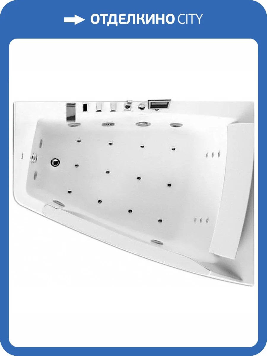 Акриловая ванна Gemy G9056 K R 170x130 правая фото 6