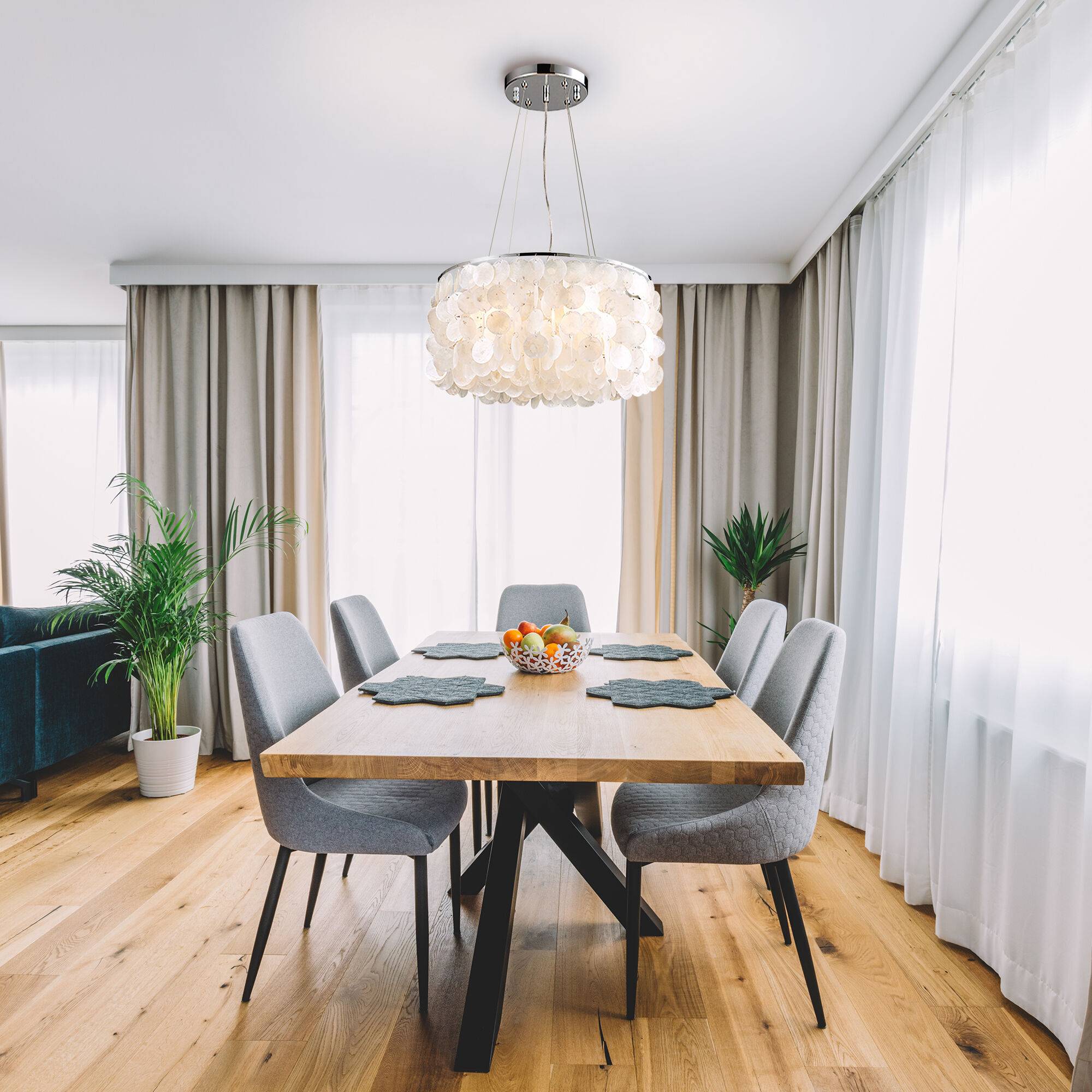 Подвесной светильник Eurosvet Sandra 60005/4 хром фото 4