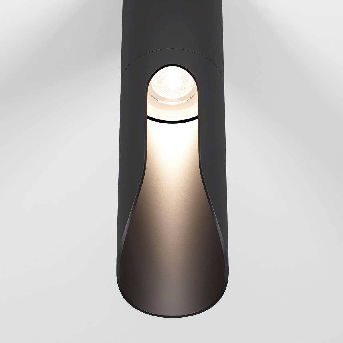 Потолочный светодиодный светильник Elektrostandard Apex 25113/LED 7W 4000K черный фото 3