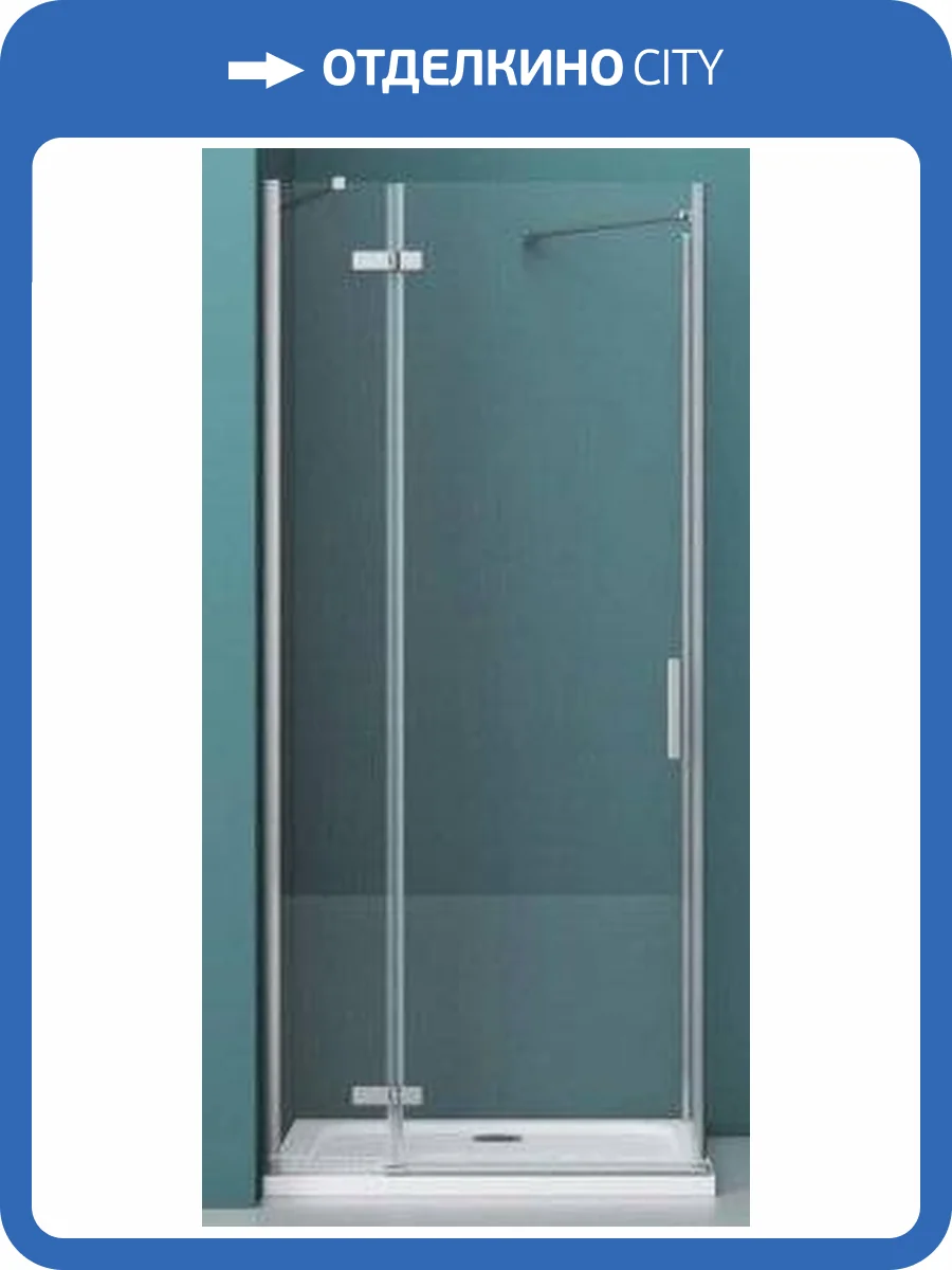 Душевая дверь BelBagno KRAFT-60/40-C-Cr-R фото 2