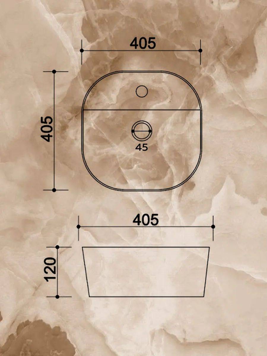 Раковина Watersense Rita 40 W00017 белая фото 5