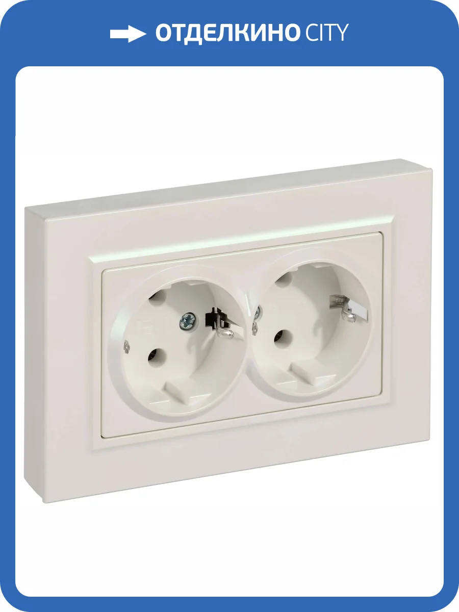 Розетка 2-местная с заземлением IEK Brite BR-R27-16-K36-F жемчуг фото 7