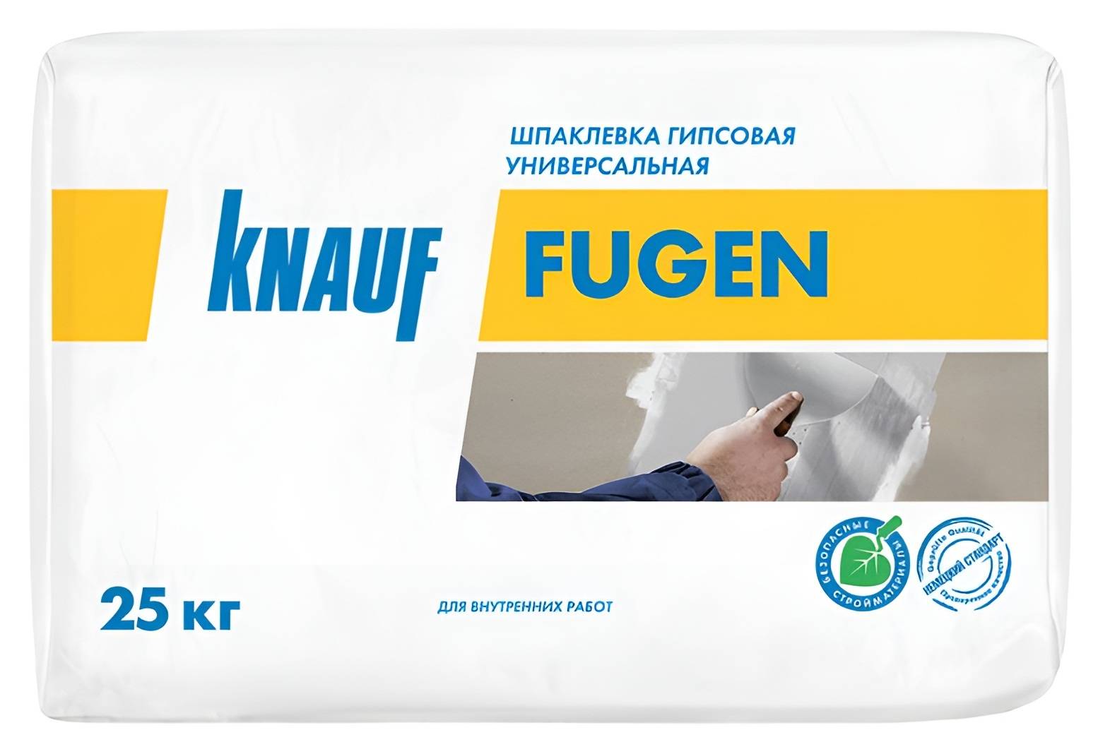 Шпаклевка гипсовая Knauf Fugen, универсальная, 25 кг - купить за 805 ...