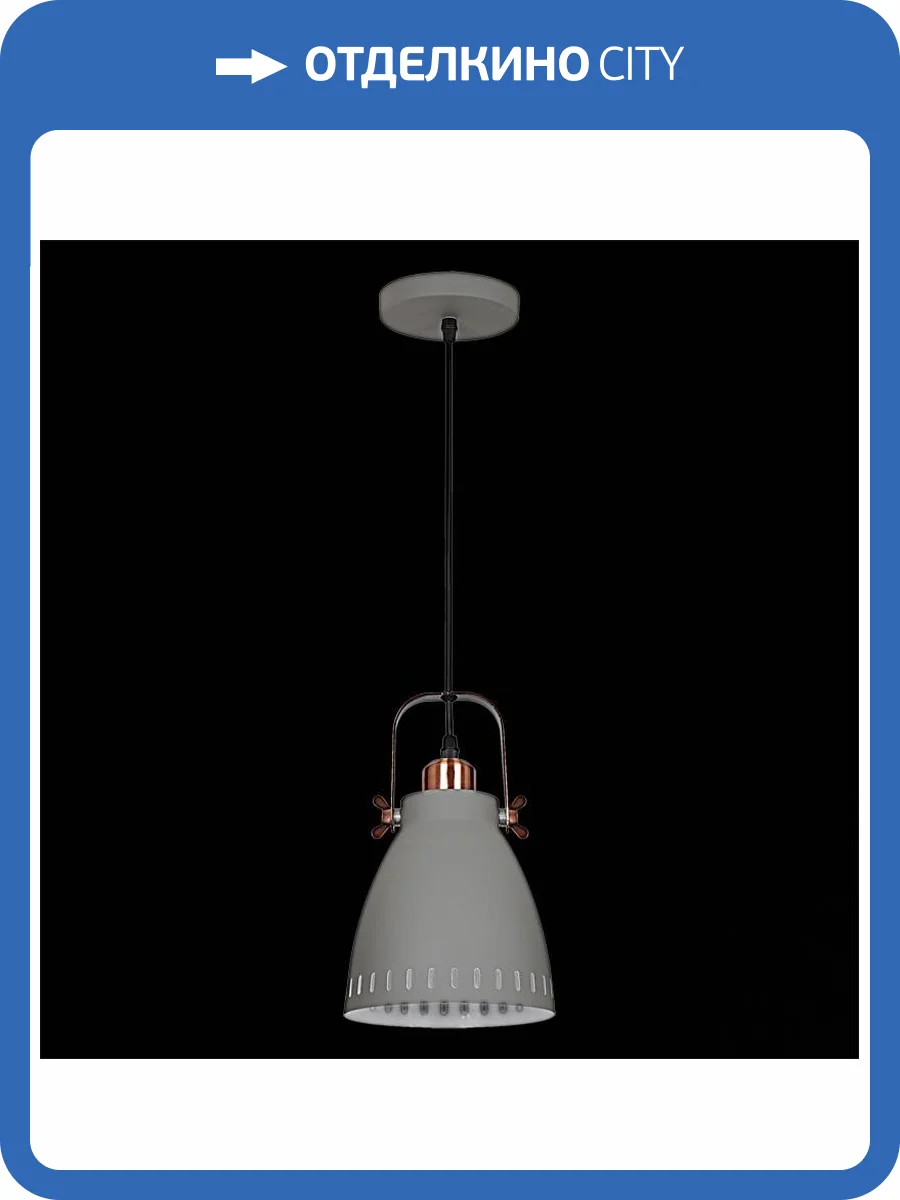 Подвесной светильник Reluce 08026-0.9-01 GY фото 2