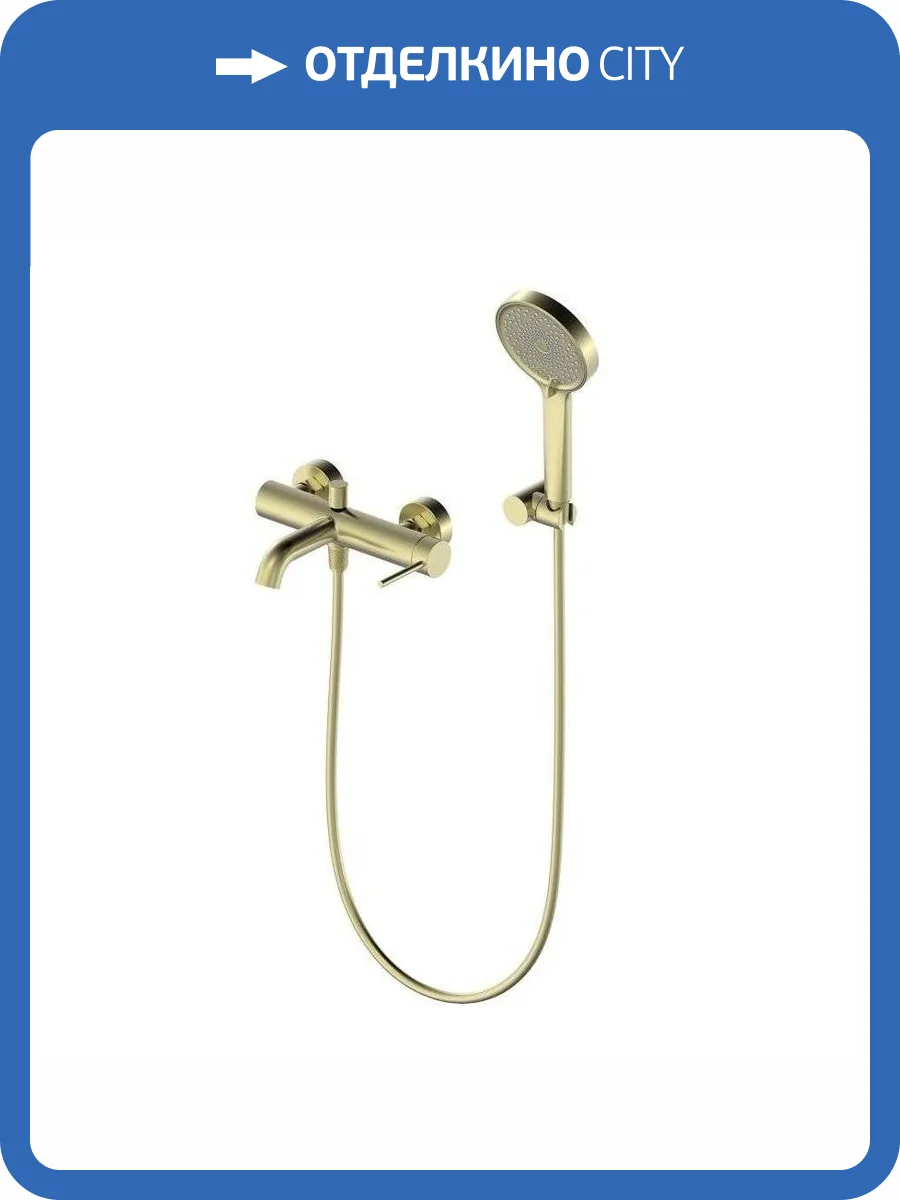 Смеситель для ванны Oliveeka Y OL-639017-BG золотой матовый фото 4