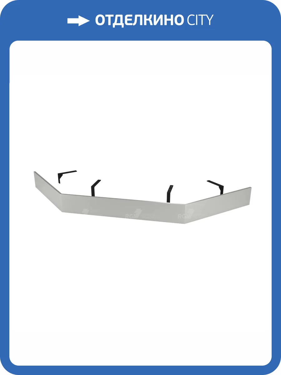 Экран для поддона RGW N/ST-61 W белый, фронтальный, 100x100 фото 2