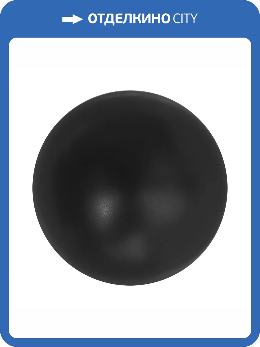 Накладка на слив для раковины Abber AC0014MB черная матовая, керамика фото 4