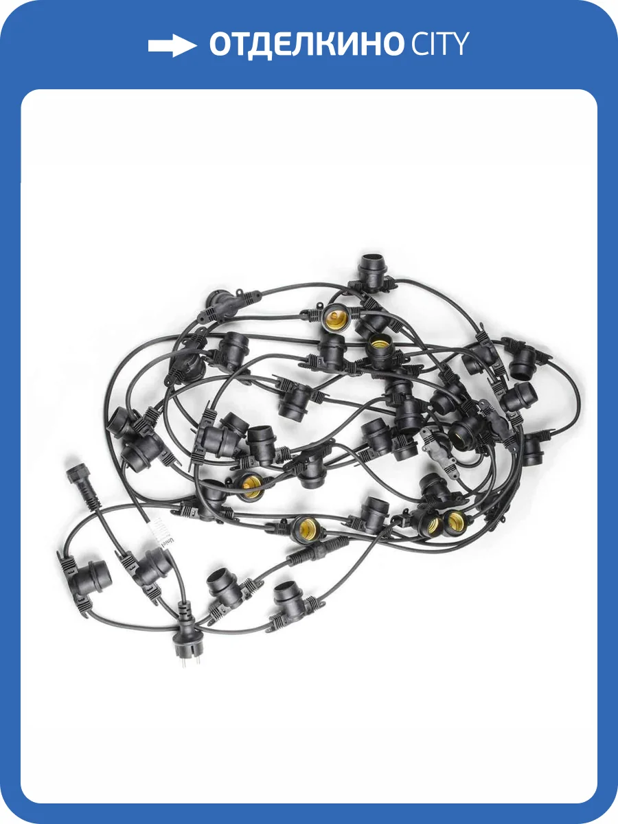 Гирлянда Uniel Belt-Light UDL-K111 80/E27/20M IP65 Black фото 5