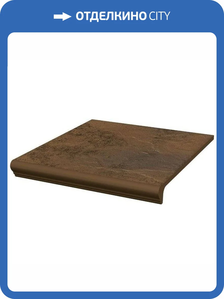 Ступень Paradyz Semir Beige Kapinos Stopnica Prosta 29.5x32.8 фото 2