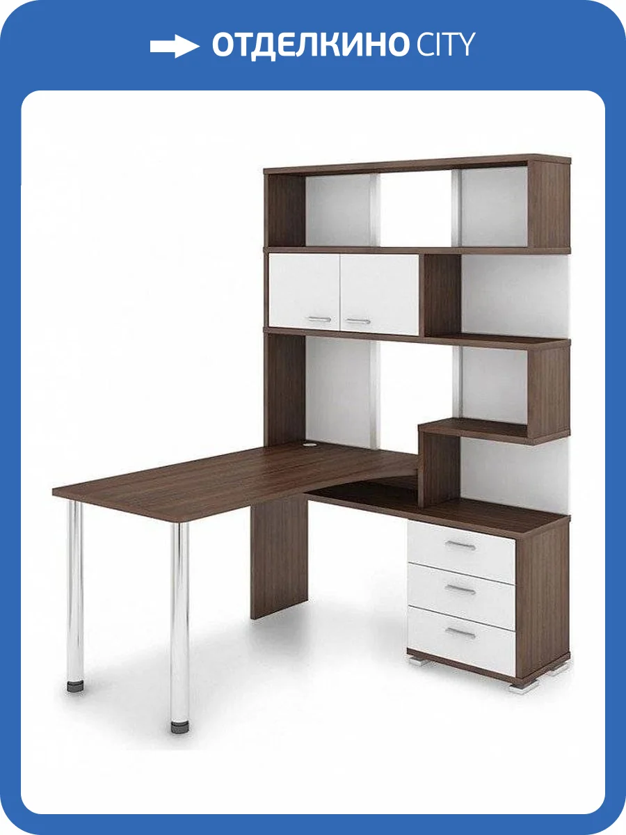 Стол компьютерный Merdes Домино MER_SR-420-150_SHBESH-PRAV фото 2