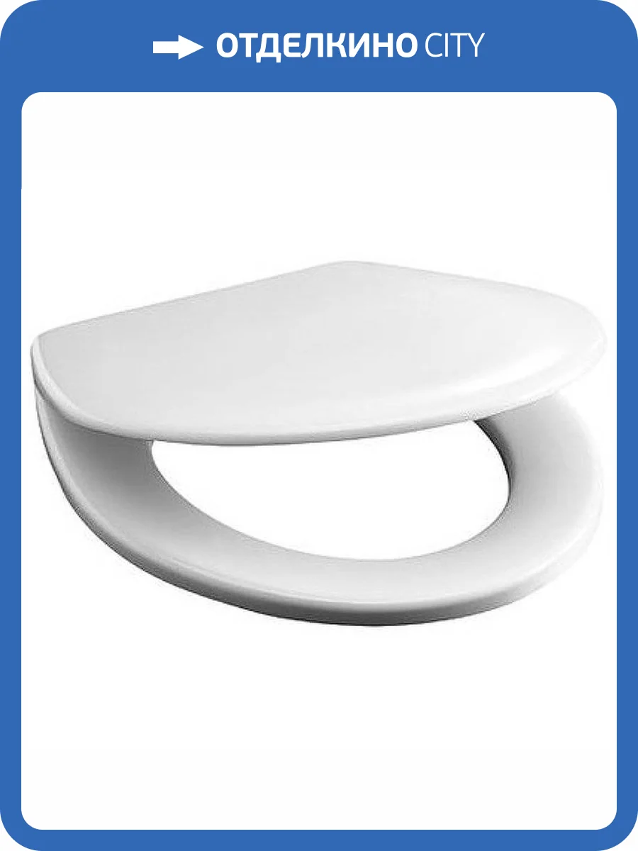 Крышка-сиденье Jika Lyra 9251.5 петли белые фото 2