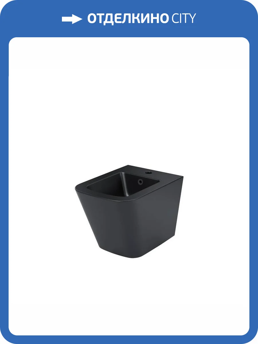 Биде подвесное Iddis Bild BILRB02i82 чёрное матовое фото 6