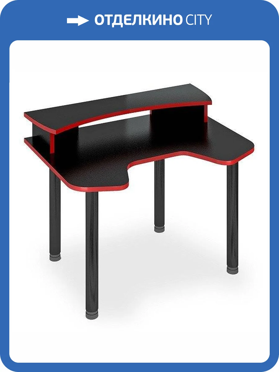 Стол компьютерный Merdes Домино Lite MER_SKL-Igr120MO-NKIL120-CH фото 2