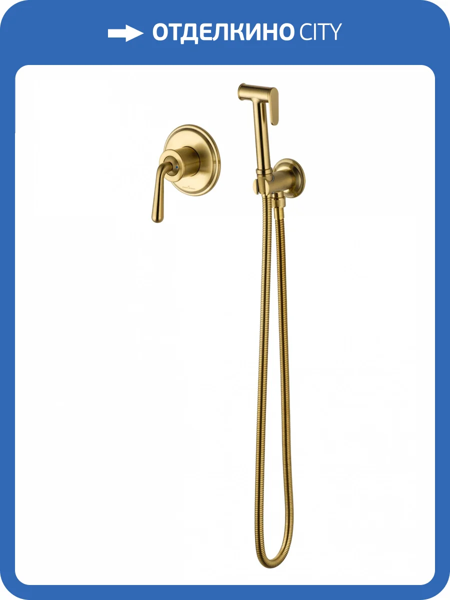 Гигиенический душ Wonzon & Woghand WW-88849008-BG золотой брашированный фото 8