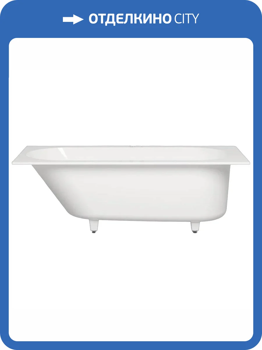 Ванна из искусственного камня Salini Ornella S-Sense 102312G 180x80 глянцевая фото 7