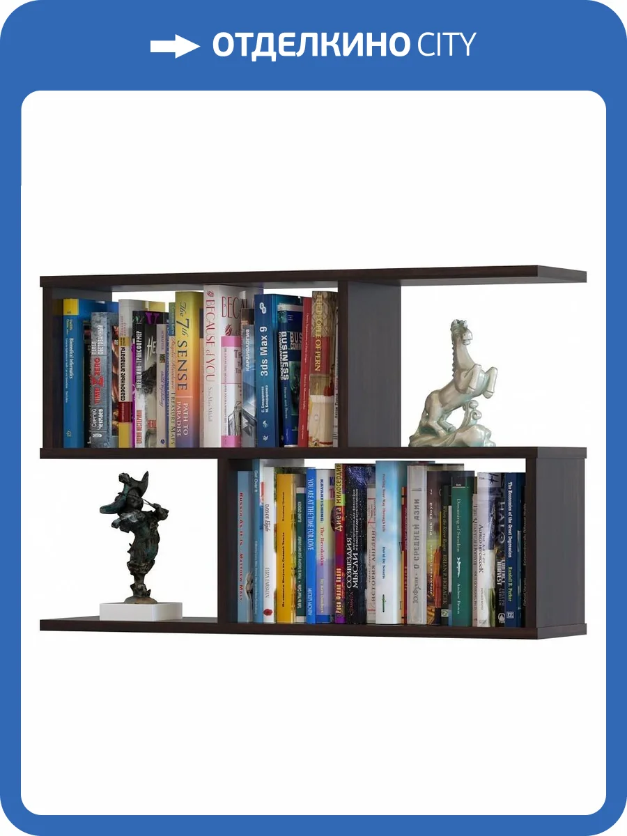 Полка навесная Сокол ПК-2 4680212002663, ПК2В5 Венге фото 4