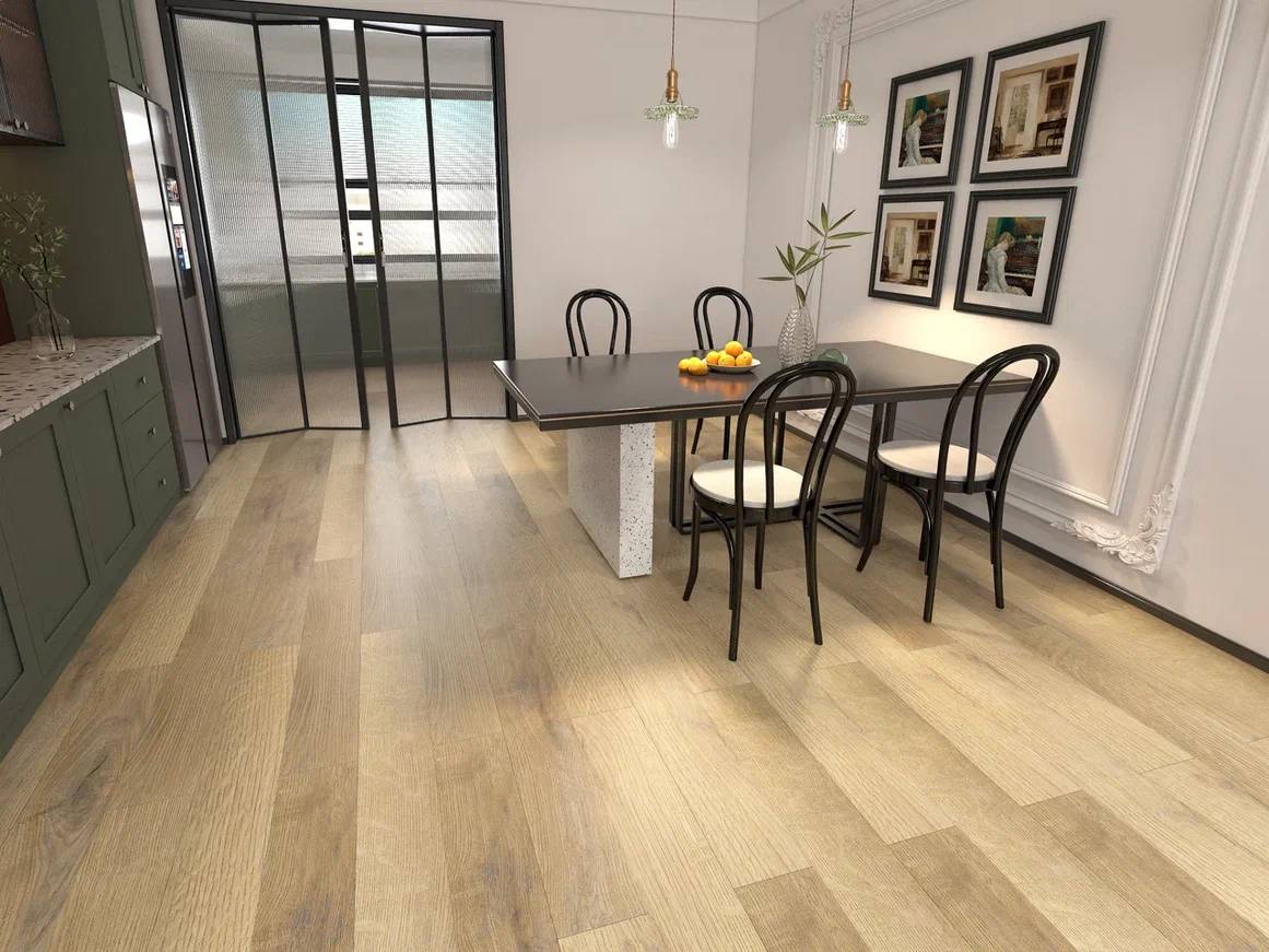 SPC Ламинат Icon Floor Black/Black Wide 4/43 4V BW-32 Дуб Карден 1220x184 фото 5