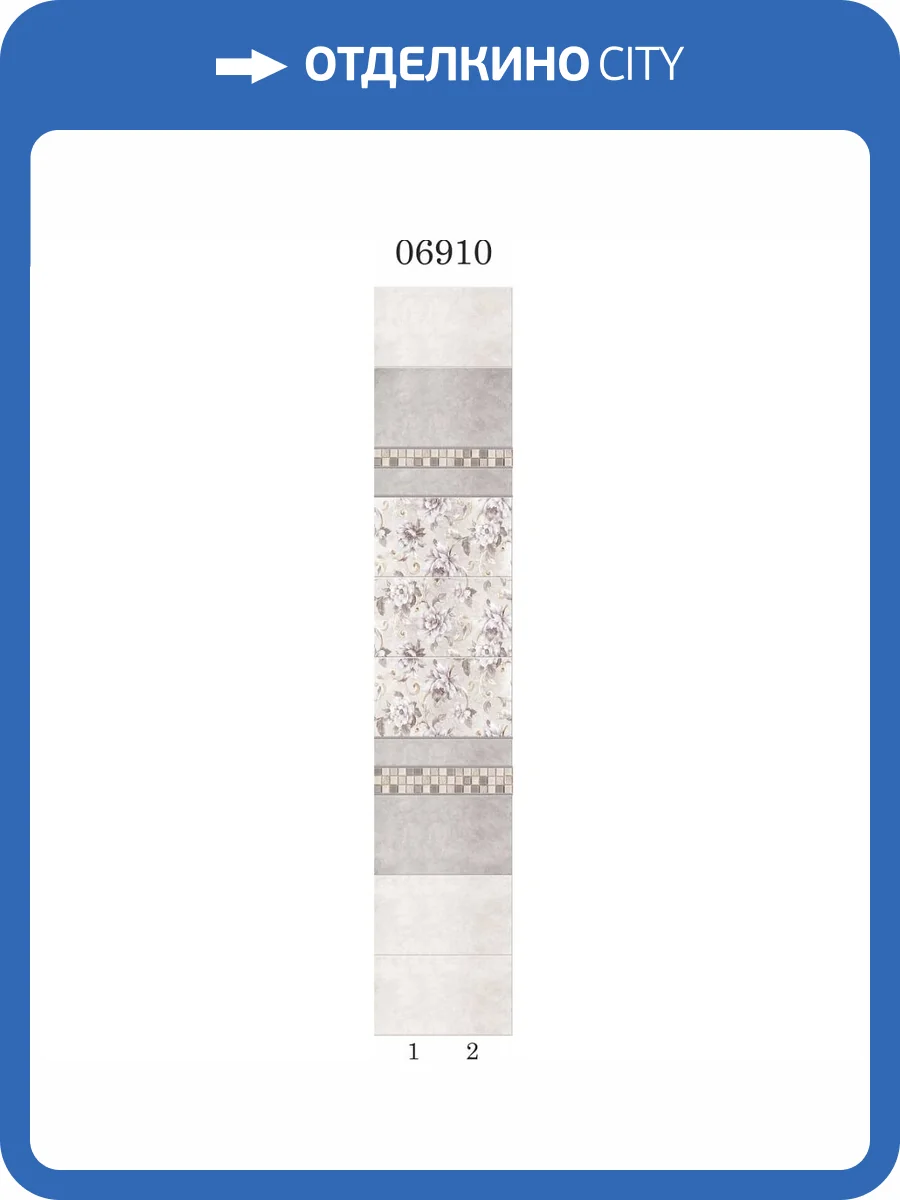 Панель ПВХ Panda Элегия 06910 270x25x0.8 фото 2