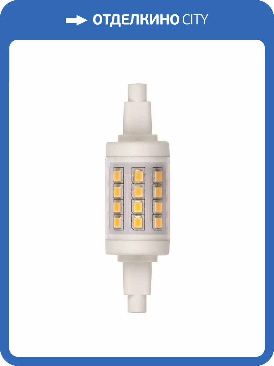 Лампа светодиодная Uniel LED-J78-6W/WW/R7s/CL PLZ06WH фото 2