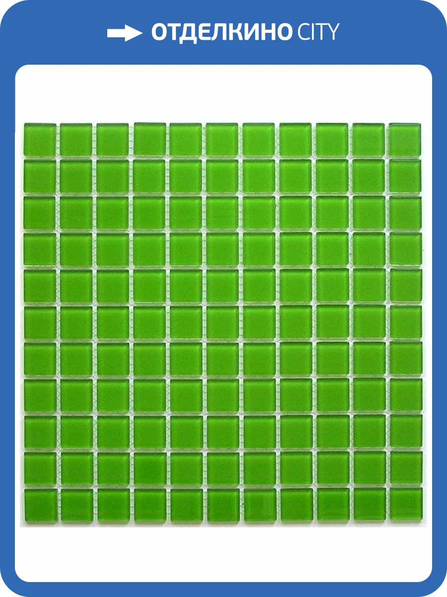 Мозаика Bonaparte Green Glass (2.5x2.5) 30x30 фото 2