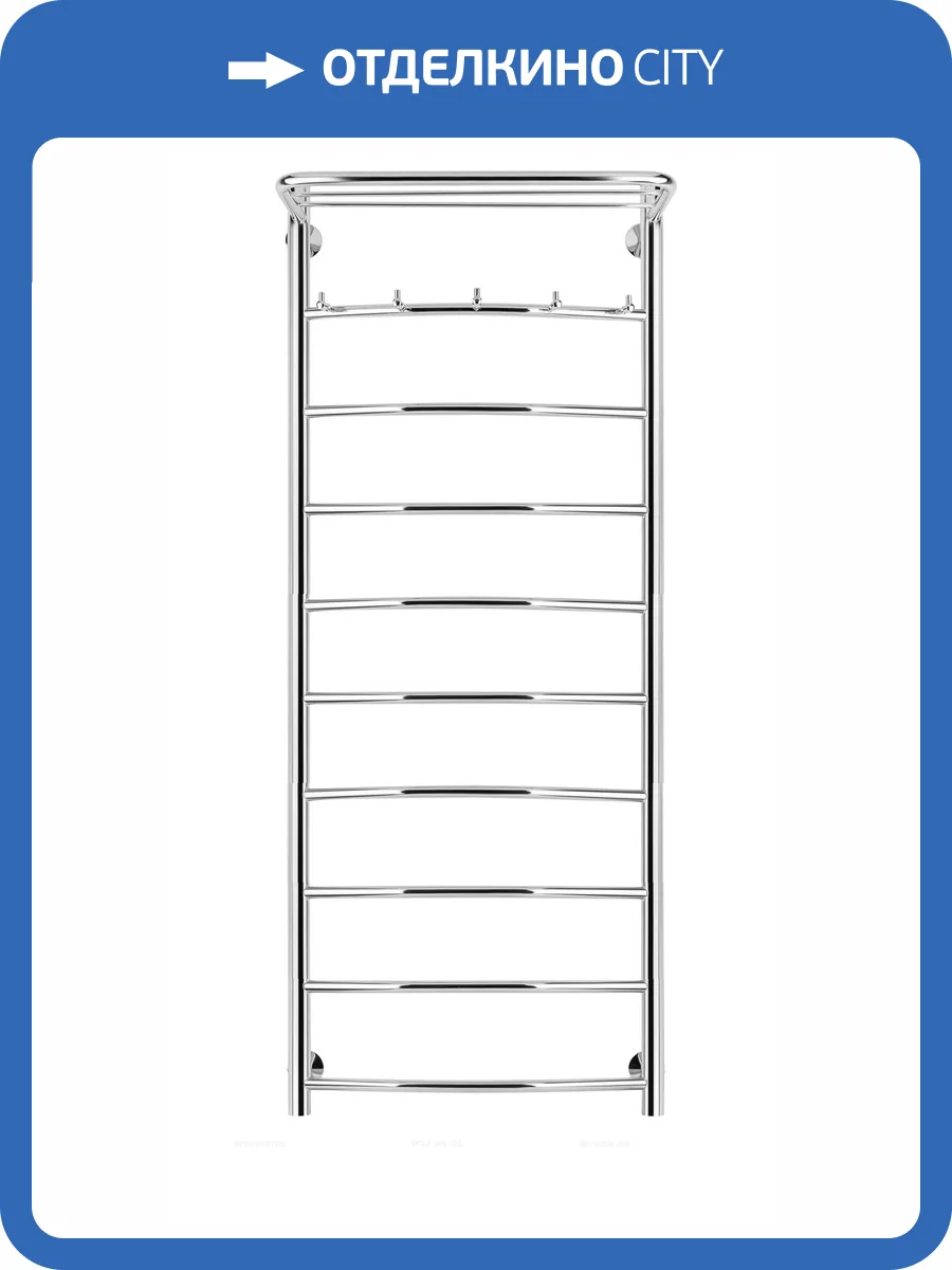 Полотенцесушитель электрический Secado Милан 4603759409030 1 КСП 120x50, R, хром фото 3