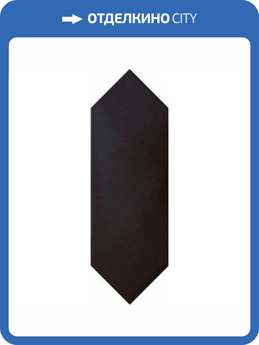 Керамогранит Equipe Kite 22987 Black 10x30 фото 2